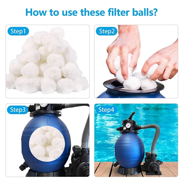 Polyester Fiber Ball For Swimming Pool