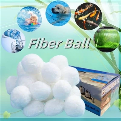 3 Pympiau Arbed Ynni Micron Hidlo Pêl Ffibr Polyester Ar gyfer Trin Carthffosiaeth Pwll Nofio Tanc Acwariwm