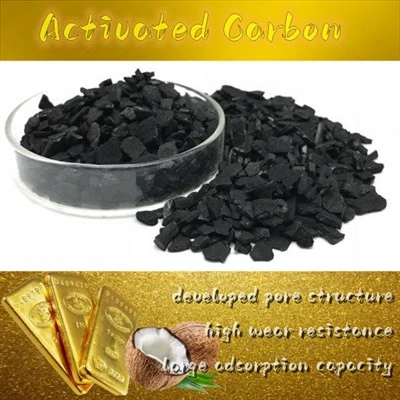 8X12 rhwyll cnau coco Shell Activated Carbon Ar gyfer Echdynnu Aur Jacobi Aur Activated Carbon