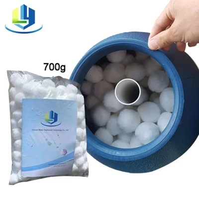 Fiber Ball Cyflenwr Pwll Nofio Hidlo Cyfryngau 700g Pecynnu Bag Addysg Gorfforol