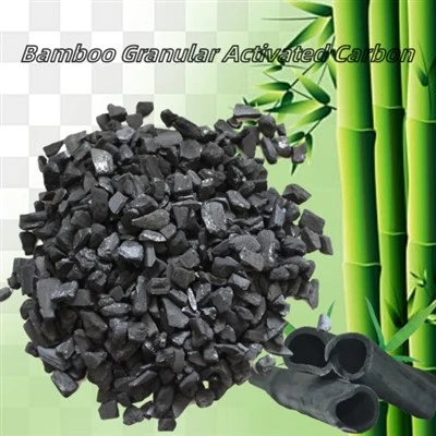 Arsugniad Hidlo Gronynnau Golosg Ansawdd Uchel Carbon Actifedig Bambŵ ar gyfer Puro Aer Dŵr