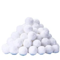 Ball hidlo ffibr polyester dadhalogi diwydiannol a deunydd hidlo tynnu olew