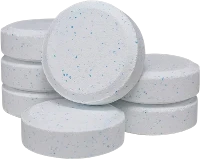 Swmp Pwll Nofio 90% Clorin TCCA 3 Modfedd Asid Trichloroisocyanuric Sefydlog TCCA 90% Tabledi Clorin