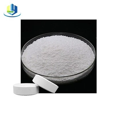 Cyflenwad Ffatri SDIC CAS 2893-78-9 56 % 60% Sodiwm Dichloroisocyanurate Pwll Nofio Tabledi Diheintydd