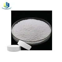 Cyflenwad Ffatri SDIC CAS 2893-78-9 56 % 60% Sodiwm Dichloroisocyanurate Pwll Nofio Tabledi Diheintydd