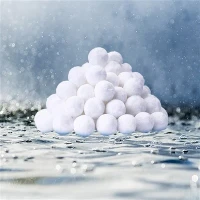 Peli Hidlo Diwydiant Glaw Peiriant Trin Dŵr Gwastraff Gwneud Filter Cyfryngau Polyester Fiber Ball