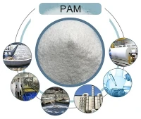 Pwysau Moleciwlaidd Uchel PAM (cemegau polyacrylamid) Ar gyfer Trin Dwr Gwastraff Golchi Tywod